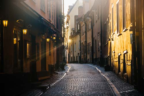 Old town in Stockholm.